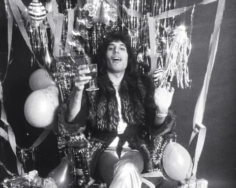 عکس فریدی مرکوری برای Melody Maker، کریسمس ۱۹۷۴.